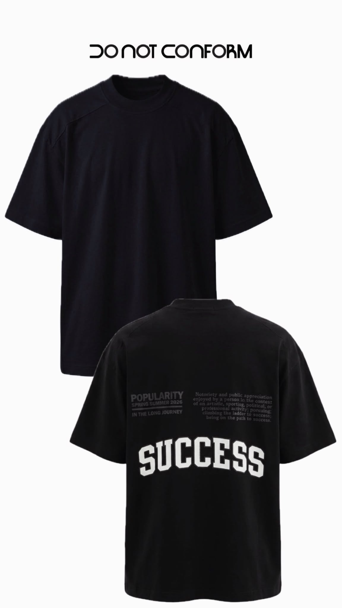 T-Shirt Do Not Conform